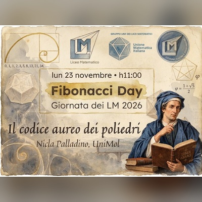 Fibonacci Day 2026 e V Giornata Nazionale dei Licei Matematici